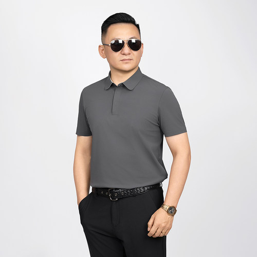 polo衫男夏季男短袖翻领商务