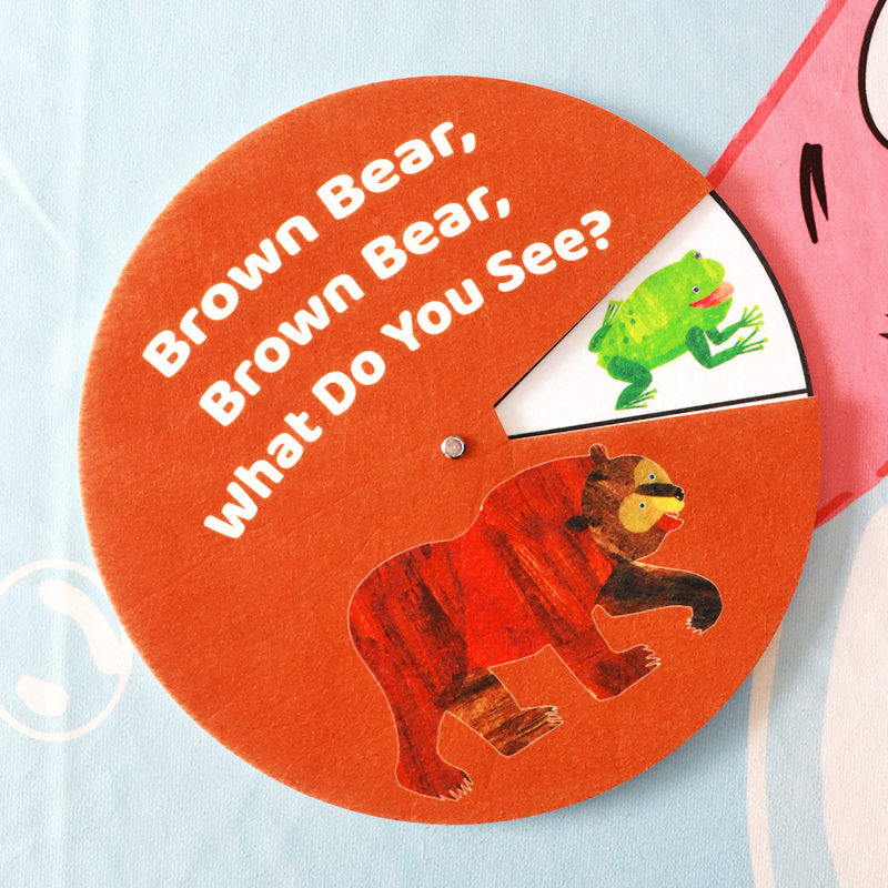棕色的熊绘本互动教学教具