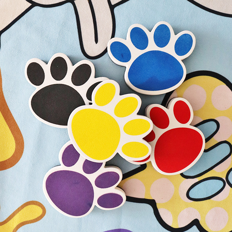 猫爪白板板擦磁性可吸附黑板粉笔擦老师用具课堂教具干湿两用无尘