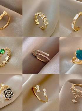 欧美ins风开口戒指女高级感轻奢