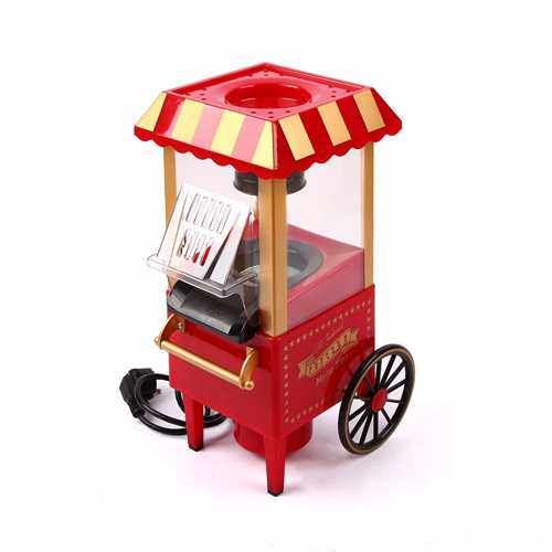 老爷车爆米花机家用推车电动爆米花机The popcorn machine