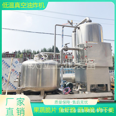 冬枣脆炸制设备 香酥带鱼油炸流水线 VF真空油炸机 萝卜脆片制作