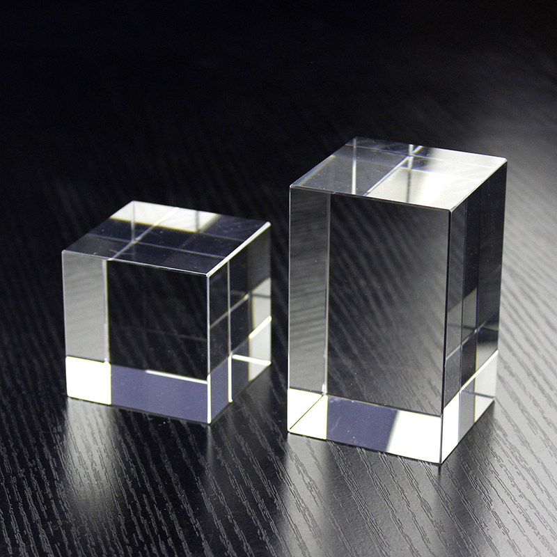 水晶玻璃底座可内雕刻字logo