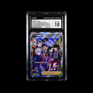 宝可梦卡牌简体中文一周年礼盒伽勒尔的伙伴评级卡CGC10评级