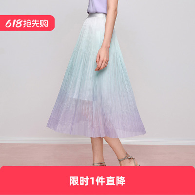 【轻中式琉璃裙】浪漫仙女半身裙留仙裙DOUBLOVE贝爱2025夏季新款