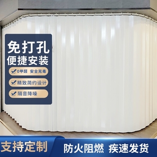 开通天然气临时门燃气验收开放式厨房一次性假门隔断折叠推拉移门