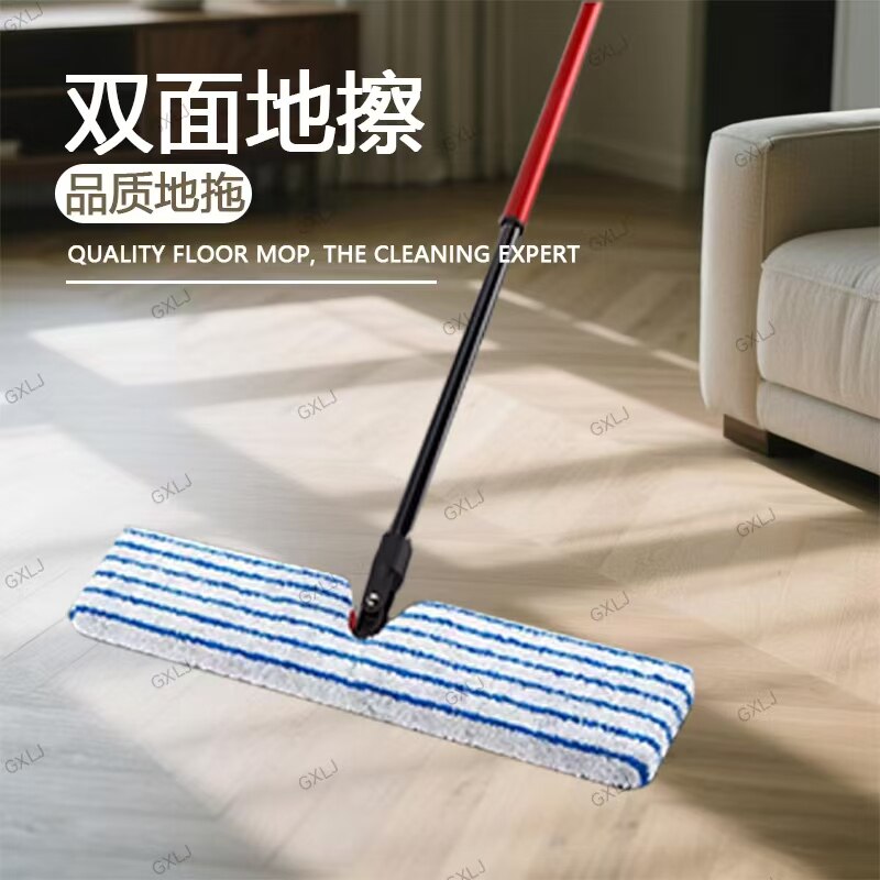 双面地擦平板拖把家用地拖布懒人拖地神器一拖净微墩布省力送达