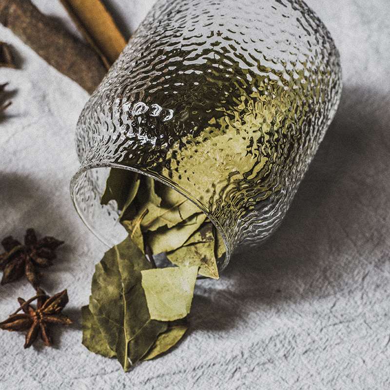 日式锤纹食品级高硼硅玻璃相思木盖储物罐子茶叶零食杂粮密封收纳