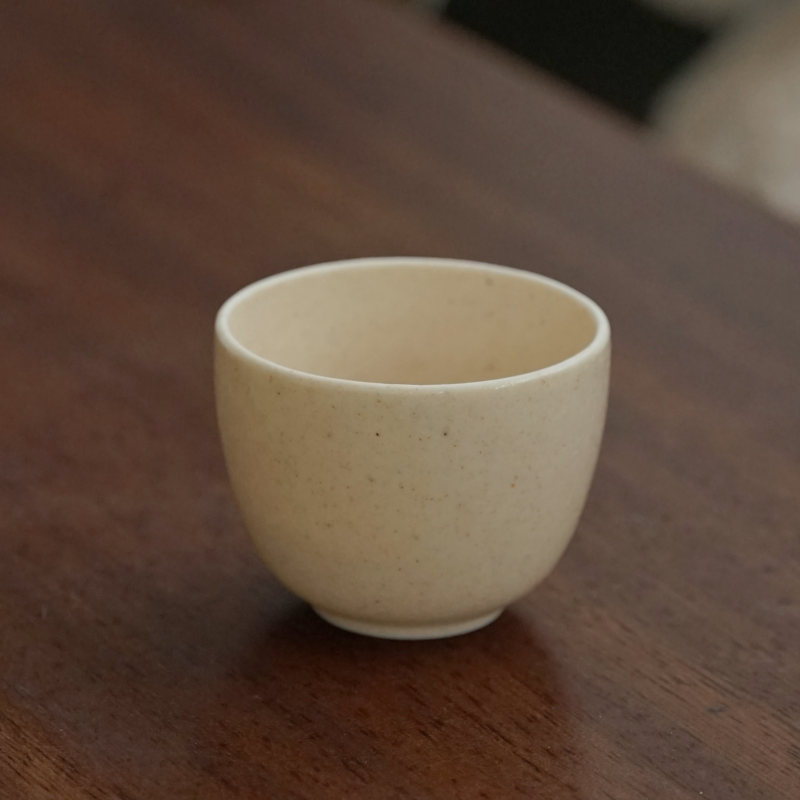 [园熙]容饮杯主人杯草木灰原矿釉纯手工素雅原创设计茶具