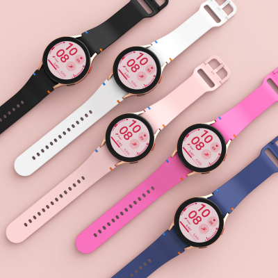 适用三星watch7车线硅胶表带