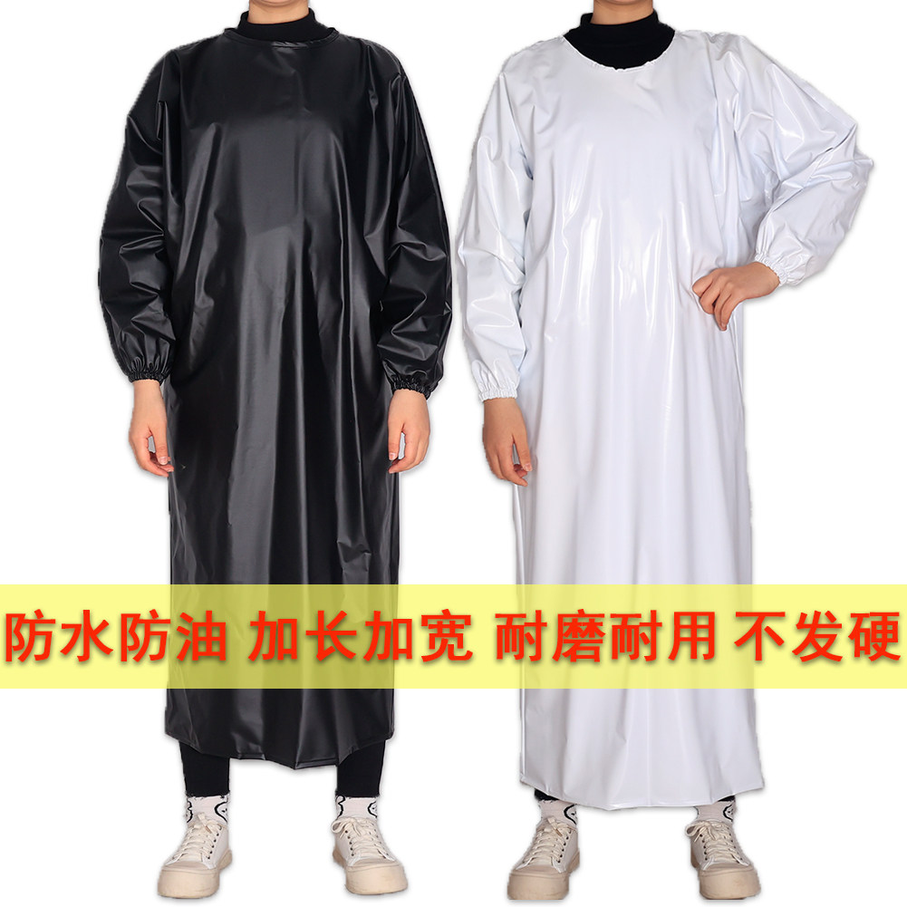 屠宰食品厂防护反穿罩衣PVC防水防油耐酸碱加厚长袖围裙工业耐磨,家庭/个人清洁工具,围裙,淘宝优惠券,粉丝福利购,淘宝优惠卷