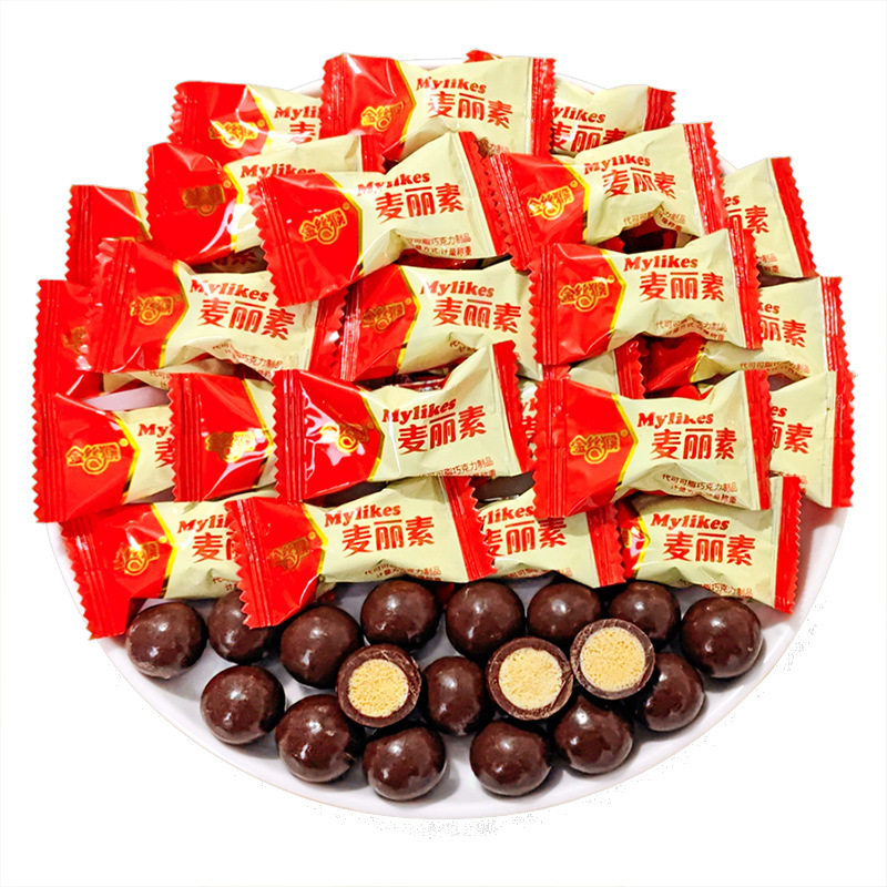 【任选专区】金丝猴麦丽素原味跳跳味零食散装巧克力糖果