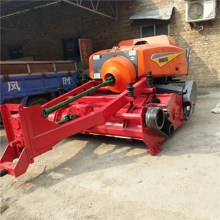 大型玉米秸秆捡拾打捆方捆机 秸秆捡拾打包机 小型牧草粉碎打捆机