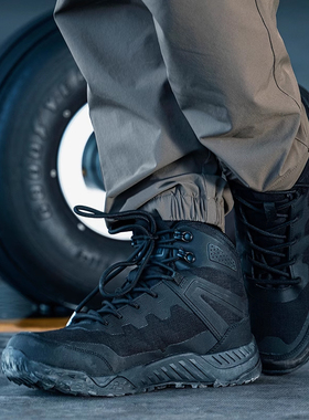 magnum马格南户外战术靴 拳击手徒步登山鞋男 低中帮夏季战术靴