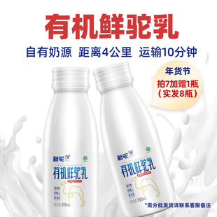 新驼纯骆驼奶新鲜驼奶有机认证新疆正宗驼乳官方旗舰店官网