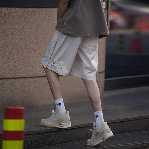 日系cityboy休闲冲锋短裤男夏季
