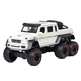 仿真1:24合金车模大号G63大G越野车汽车6×6合金大奔摆件男孩礼物
