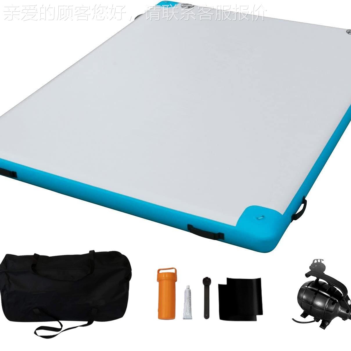 14284水上充气浮动上平垫木防滑浮床海游艇纹浮台魔台毯拉丝钓鱼