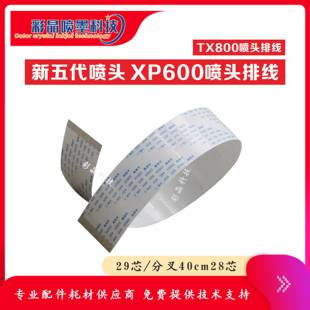 新五代XP600喷头排线TX800喷头排线29芯户外压电写真机喷头排线