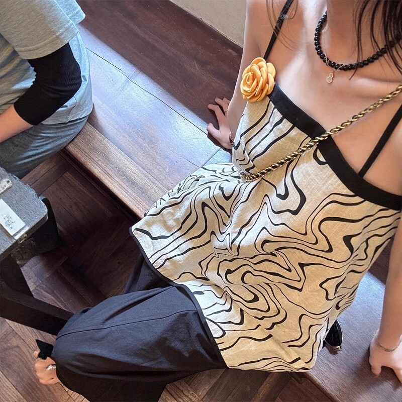 泰式复古撞色拼接吊带背心女夏季独特洋气小衫无袖外穿抹胸小上衣,女装/女士精品,背心吊带,淘宝优惠券,粉丝福利购,淘宝优惠卷