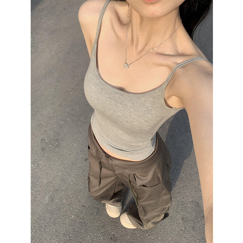 【送运费险】运动风辣妹吊带背心图片