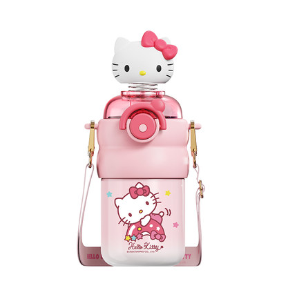 HelloKitty女孩子玩具大容量上学专用女童水杯高级感儿童新年礼物