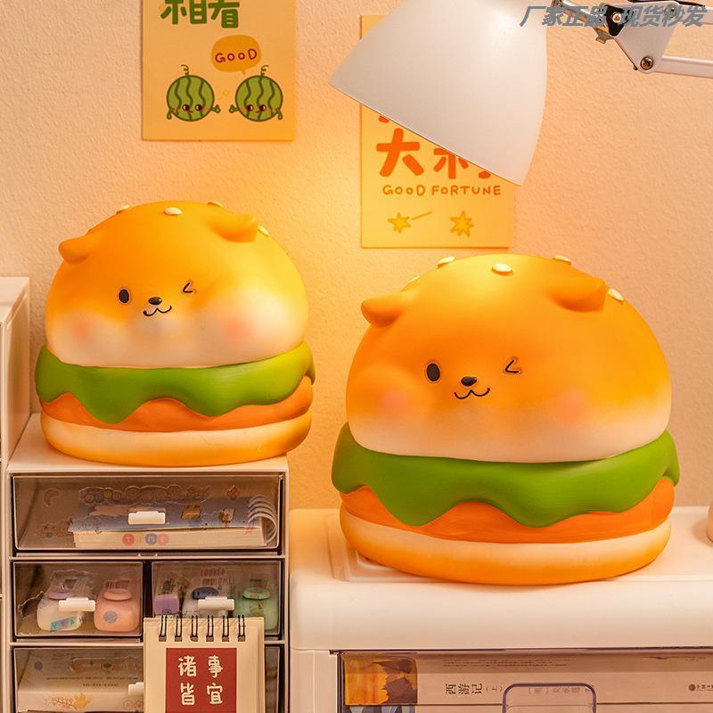 存钱罐男孩多功能储钱罐汉堡小狗