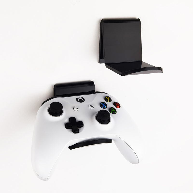 免打孔游戏机手柄壁挂展示架亚克力XBOX手柄配件网咖黏贴耳机支架