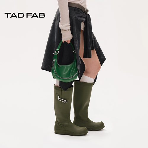 TADFAB新款软壳锁扣长筒靴
