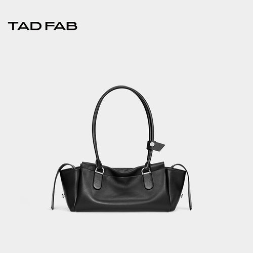 tadfab大容量牛皮腋下包