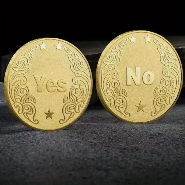YES/NO决策币把玩幸运许愿币道具