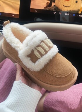 【小胖丁】｜羊皮毛一体雪地靴真皮真毛轻便增高保暖冬季