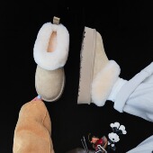 厚底塔次勒 4CM｜羊皮毛一体雪地靴真皮真毛轻便增高保暖冬季