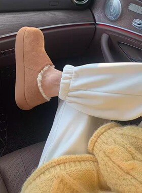 动态防水【全包-厚底小土豆】4CM｜羊皮毛一体雪地靴轻便保暖增高