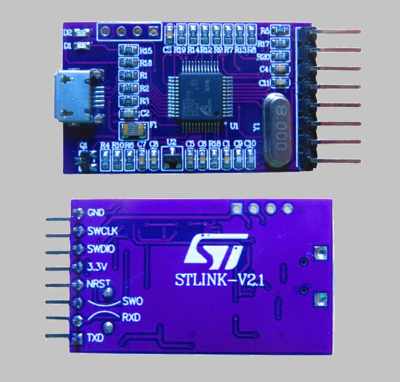 STLINK仿真ST LINK V2.1固件STM32调试器仿真器KEIL5新品虚拟串口