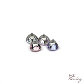 超闪5A锆石圆底内螺纹耳钉F136植入级医用钛合金防过敏养耳洞16G