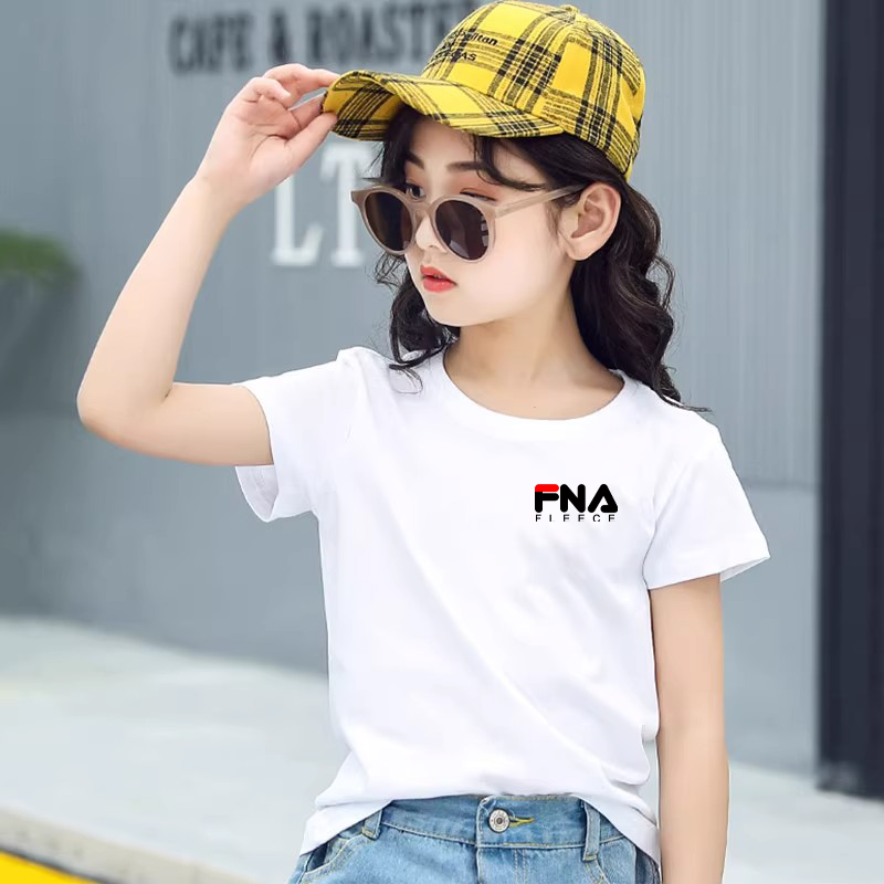 官方旗舰店正品菲乐享悦儿童纯棉短袖t恤2025夏新款女童宽松体恤