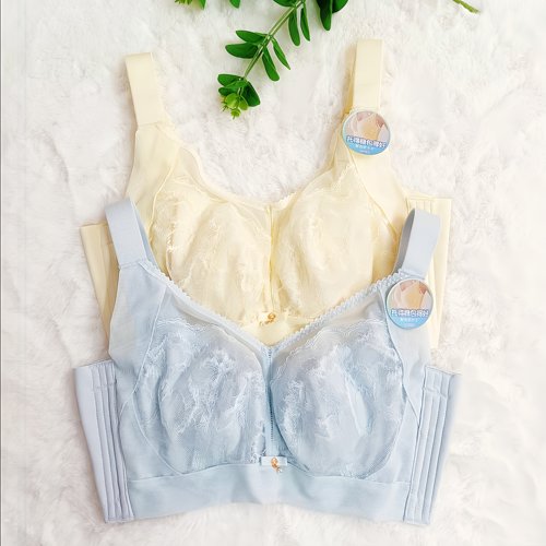 香蜜闺秀蕾丝D杯聚拢收副乳文胸