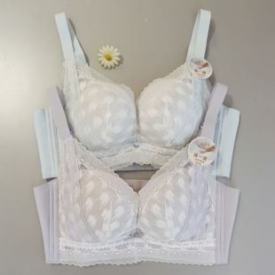 香蜜闺秀AB杯24212059小胸性感蕾丝文胸亲肤棉无钢圈聚拢中厚内衣