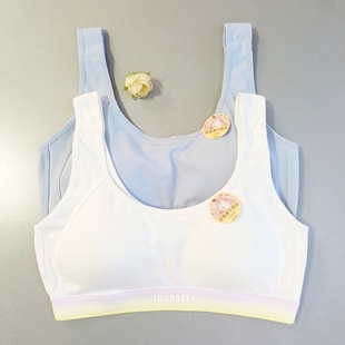 香蜜闺秀背心式25112072薄款健康绵无钢圈少女文胸不跑杯高弹透气