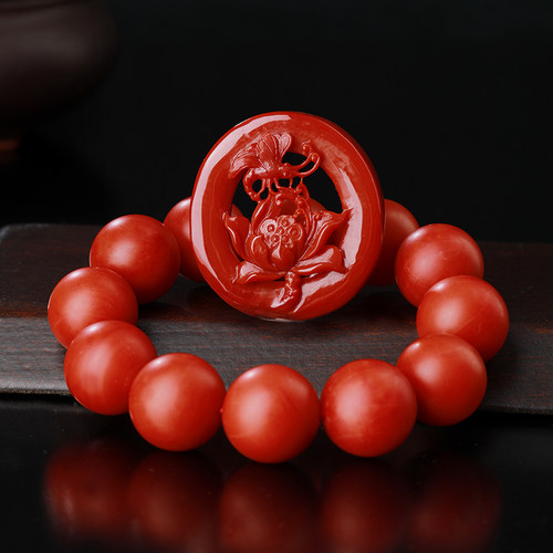 久馨珠宝保山南红玛瑙手串手链108颗珠串项链圆珠雕刻件男女直播2