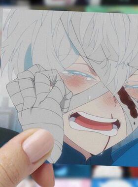 140张动漫瓦尼塔斯的手记贴纸卡通人物周边手机壳背卡贴画￥￥