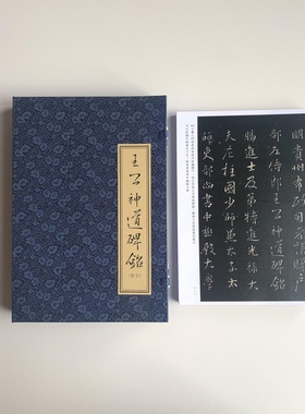 王羲之王公神道碑铭A4散页盒装临摹字帖10534