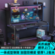 书桌学生家用书架一体电脑桌台式 桌子洞洞板卧室学习写字桌电竞桌