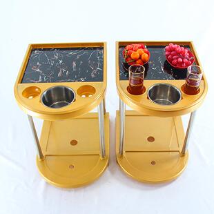 麻将机茶几棋牌馆专用功能茶水架茶杯架茶水台通用配件旁边的小桌