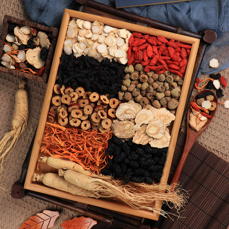 参杞茶男五宝茶十宝茶黄精枸杞玛咖肾补品熬夜调理养生茶保健参2