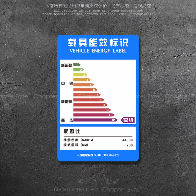 能耗个性搞怪车贴新款