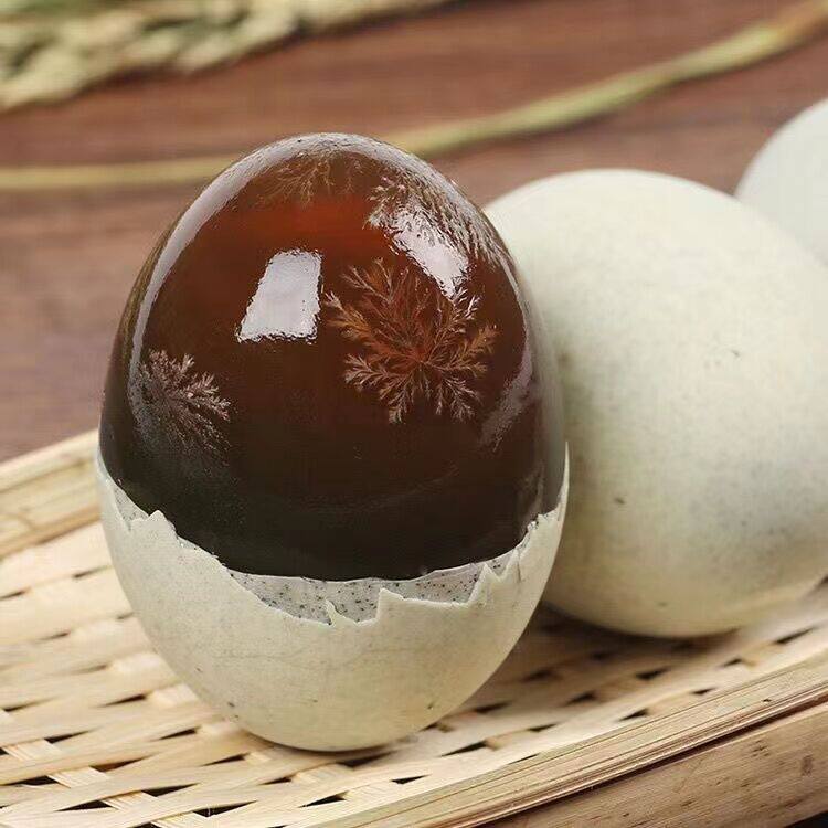 正宗雄安白洋淀特产松花蛋皮蛋20枚装无铅工艺鸭蛋变蛋散养土鸭蛋