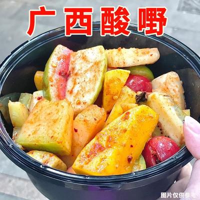 广西酸嘢腌制水果南宁特产袋装泡菜酸野灵山芒果李子沙梨萝卜荞头