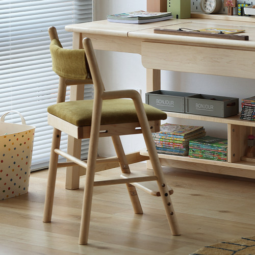 可调节升降靠背椅子实木